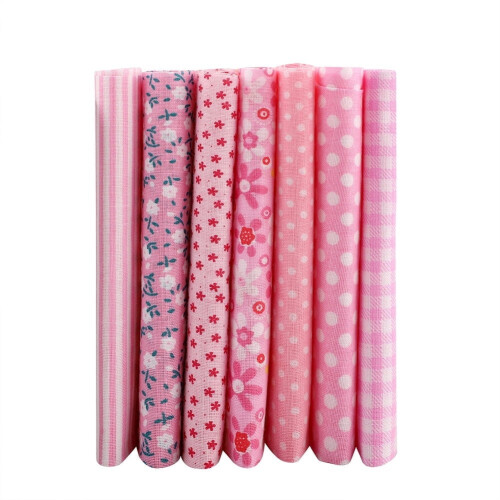 Cotton Fabric Pink Assorted 1 Yard