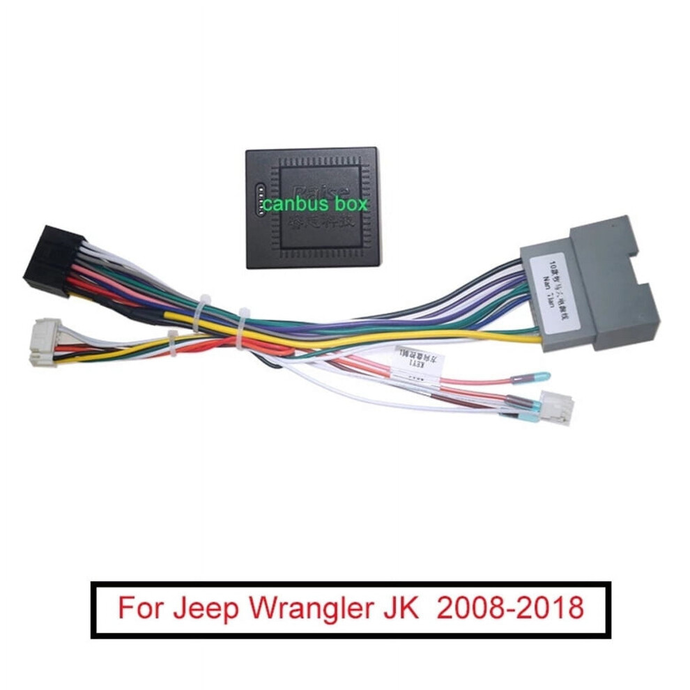 Jeep Wrangler Jk 16-Pin Wiring Harness Kit For Android 9422877177202