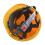 ABS Safety Helmet Yellow Low-Profile Construction Helmet 6