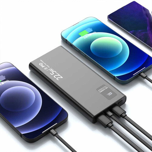 Aggxpf Power Bank 20000mAh Fast Charging Black
