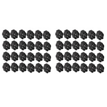 40Pc Fishing Rod Holder Stand Pole Storage Rack Tip Clamp Holder Clips Pool Cue Exhibition Clip Fishing Tool 17mm