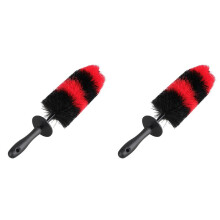2X Car Wheel Wash Vehicle Car Motorcycle Wheel Tire Rim Scrub Brush Cleaner Washing Tool