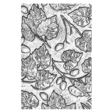 3D Embossing Folder Leaves and Fruits for Card Making