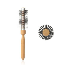 Round Metal Hairbrush for Blow Drying Long Hair