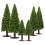 Pine Tree Model Toy Set Green Cypress Trees for Sand Table 1