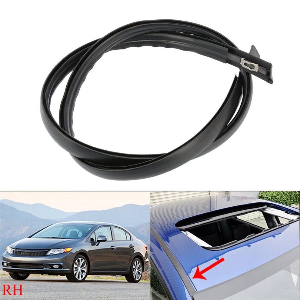 Honda Civic Roof Moulding Trim Weatherstrip Rubber 9422877196906