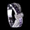 Women's Wedding Ring with Clear Zircon Inlay Size 9 3