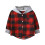 Lightweight Long Sleeve Hoodie Sweatshirt Plaid Button-Down 1