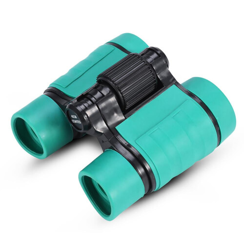 Kids Binoculars 4x30 Shockproof Compact Toy with Real Optics