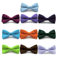 Baby Boy Satin Pre-Tied Bow Tie for Wedding Party 10 PCS