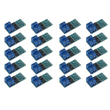20 PCS 5V-36V 15A(Max 30A) 400W Dual High-Power MOSFET Trigger Drive Module 0-20KHz PWM Adjustment Electronic