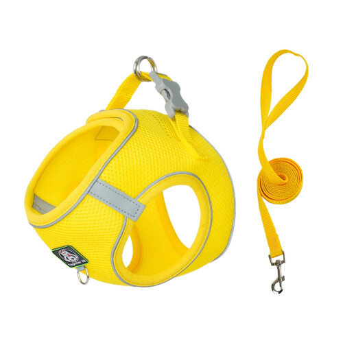 Dog Harness and Leash Set Adjustable Soft Mesh Escape-Proof