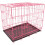 Folding Pet Cage for Small Medium Dogs Cats Rabbits Pink 1