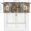 Rustic Daisy Window Valance Vintage White 54x18 Inch 1 Panel 4