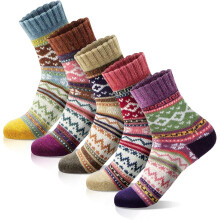 PUMIER Women's Winter Socks - Thick Wool Crew Socks