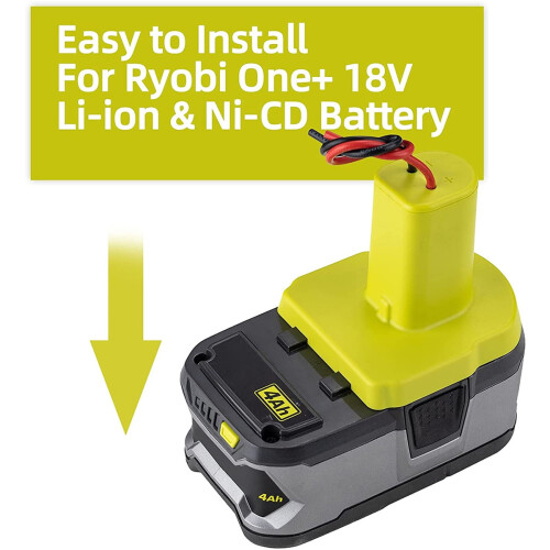 Portable Insulated Battery Adapter for Ryobi 18V ONE+ 2