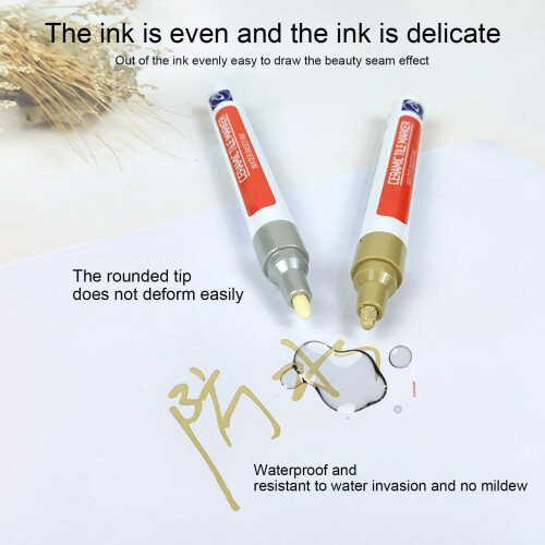 Soumake Tile Marker Waterproof Odorless Quick-Dry Solid 2