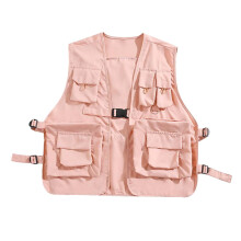 Fishing Vest Multipurpose Cargo Vest with Pockets Size 3XL