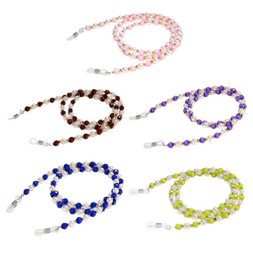 Men's Sunglasses Chain Plastic Green 5-Pack