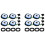 USB Rechargeable Light for LED Knit Beanie Hat, 8 Pieces, Strong Medium and Weak Light Mode LED Hat Light USB LED Lights 1
