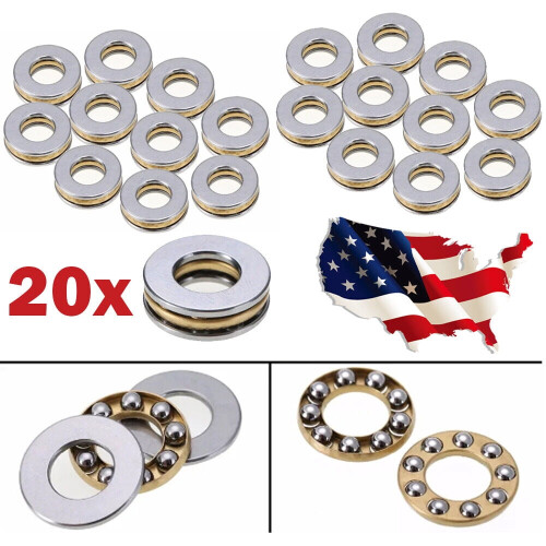 F8-16M Miniature Thrust Bearing 8x16x5mm 20PC
