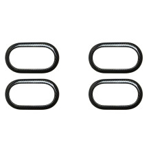 4x Car Carbon Fiber InnentüRgriffrahmen Dekorativ für 453 Fortwo Forfour 2015-2020 ZubehöR