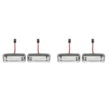 4Pcs LED License Plate Light Bulb for Ft-86 Gt86 for Brz 2012 Legacy 2010-2015 Wrx 2011-2015