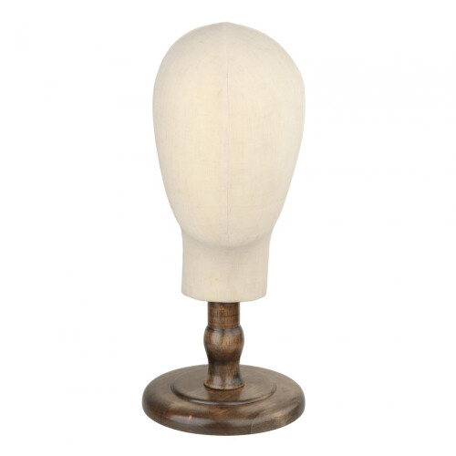 Dark Brown Hat Display Mannequin Head with Stable Base