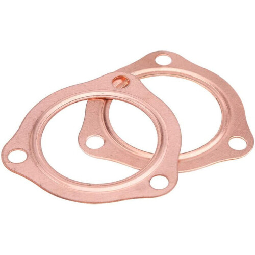 Copper Header Exhaust Collector Gasket 2.5 Inch 2 Pack 1