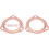 Copper Header Exhaust Collector Gasket 2.5 Inch 2 Pack 4
