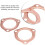 Copper Header Exhaust Collector Gasket 2.5 Inch 2 Pack 5