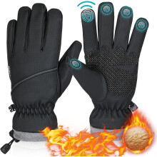 Winter Gloves Waterproof Windproof Thermal Touch-Screen Grip