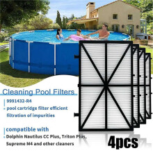 8 Piezas Filtros Ultrafinos Filtro Limpiador de Piscina 9991432-R4 Filtro de Piscina para M400 M500 Elementos de Filtro Ultrafino