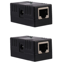 2X Poe Splitter Injector Passive Strom Versorgung ÜBer Ethernet Rj45 10/100 Mbp Wand Halterung Adapter für Lan Netzwerk Sicherheit Ip Kamera