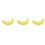 3X Banana Case Lunch Box Protector Container Holder Carrier Storage - Yellow 1
