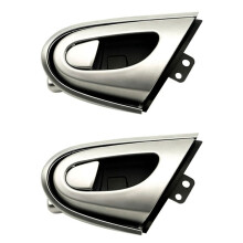 2X Car Left Inside Door Handle for Luxgen 7 SUV U7 2011-2017 Door Handle Chrom Eplate Inner Door Clasp
