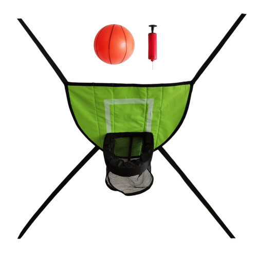 Trampoline Basketball Hoop Kit with Enclosure 1