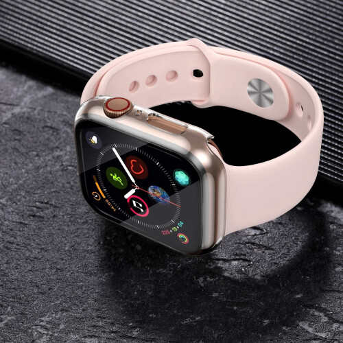 Θήκη XiHAMA Apple Watch SE/6/5/4 + Προστατευτικό οθόνης, συσκευασία 3 τεμαχίων 2