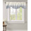 Blue and White Striped Valance for Kitchen Bathroom Bedroom 2