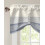 Blue and White Striped Valance for Kitchen Bathroom Bedroom 3