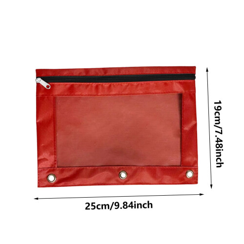 Oxford Pencil Case 3-Hole Zipper 2-Pack 2