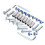 Inline Skate Axle Spacer Bearing Screw Set with Wrench 6