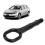 Towing Eye Hook Heavy Duty Black Metal 1 Ton 7
