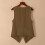 Women's Linen Sleeveless Vest Top Spring Summer Tunic Plus 4