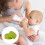 Narrow Baby Bottle Caps Green 12 Pcs 6