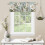 Kitchen Curtains Valances White Floral Vintage 1 Panel 54" 2