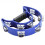 Half Moon Tambourine with Double Row Jingles Blue 4