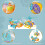Colorful Airplane and Helicopter Toy Set 2pcs 5