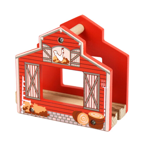 Wooden Railway Train Set Accessories Kids Gift 1