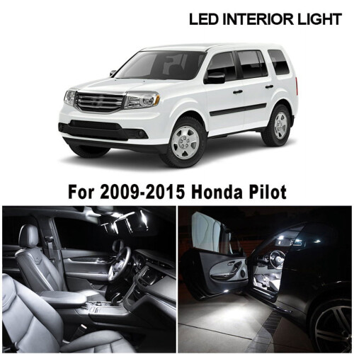 LED Interior Light Kit for Honda Pilot 2009–2015 (18 pcs) 1